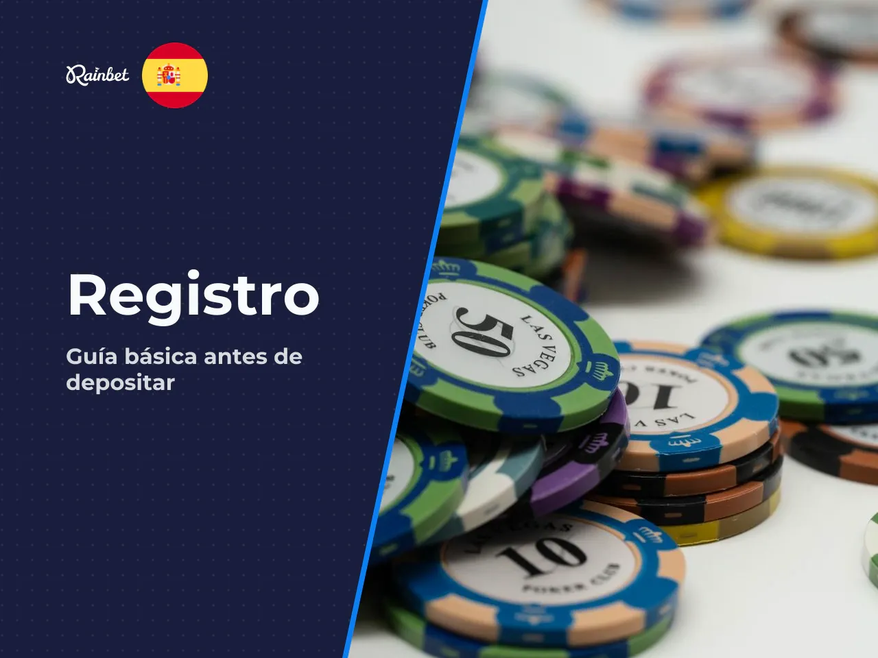 Pasos de registro antes del primer