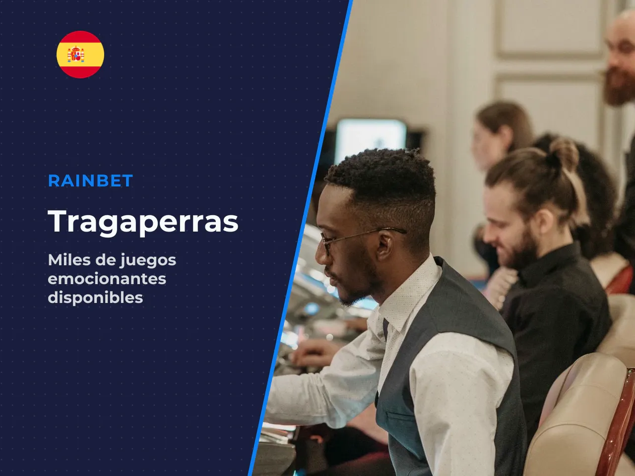 Slots, live casino y otras categorías
