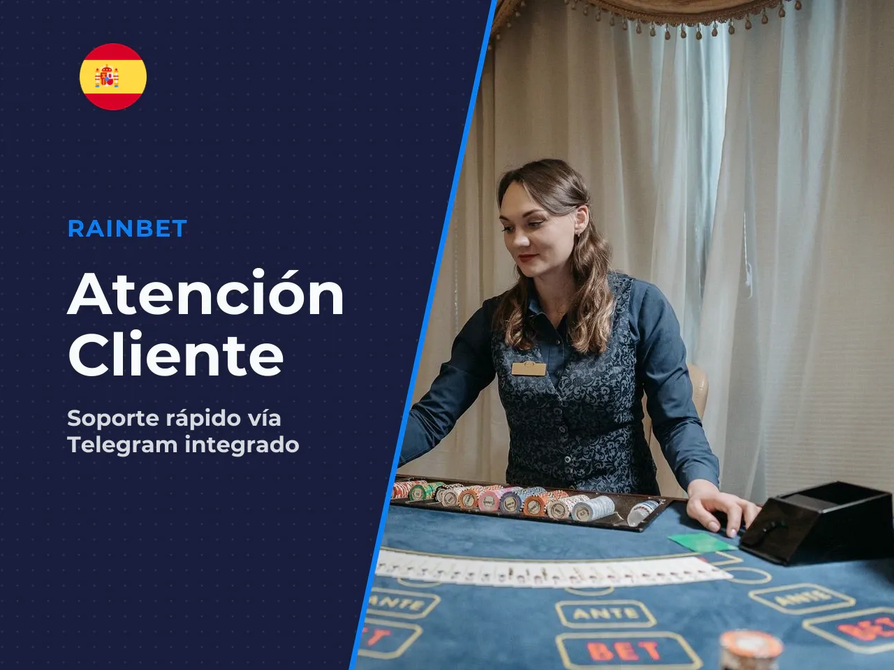 Soporte vía Telegram y redes sociales