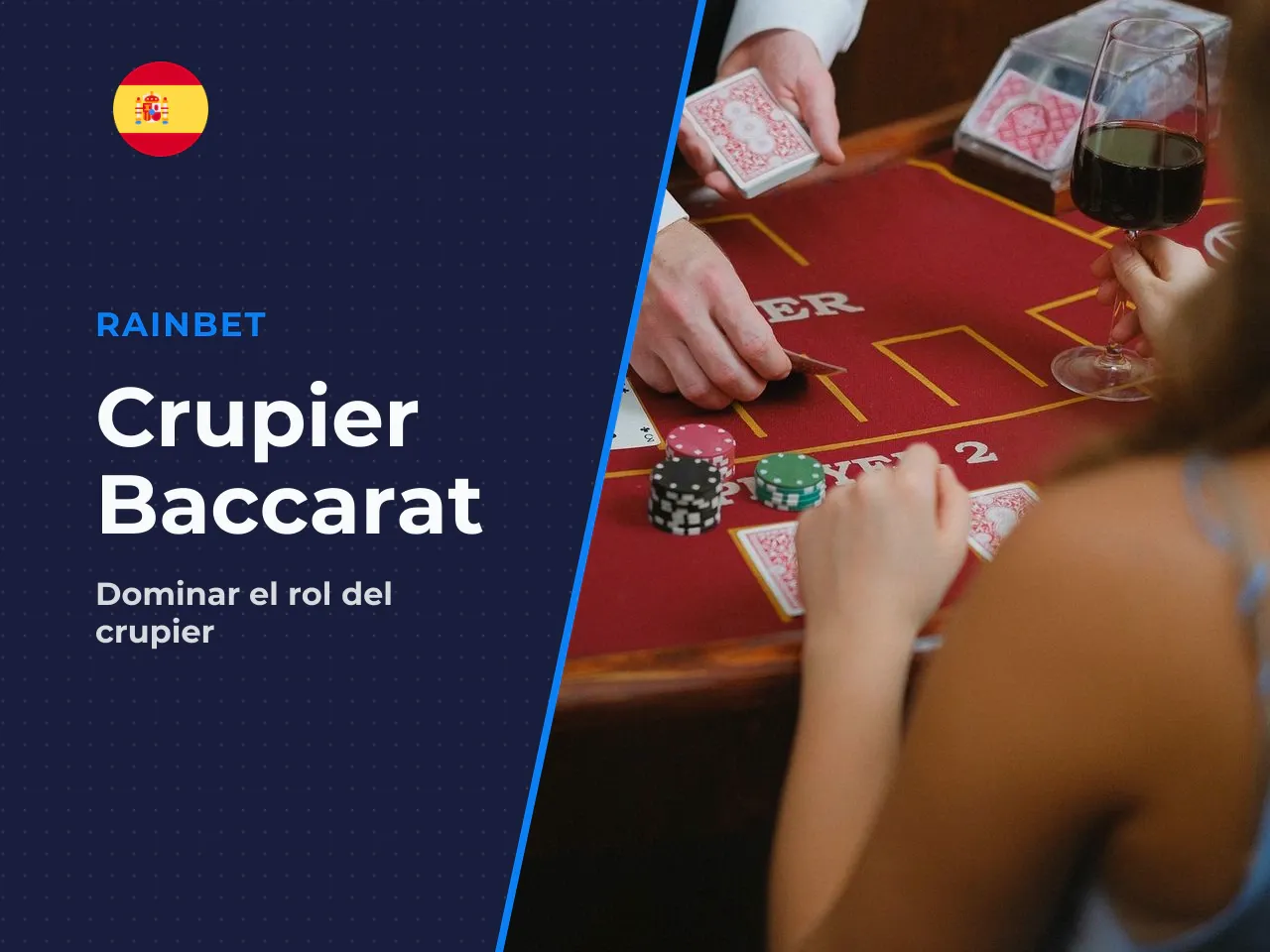 Qué hace el crupier en baccarat