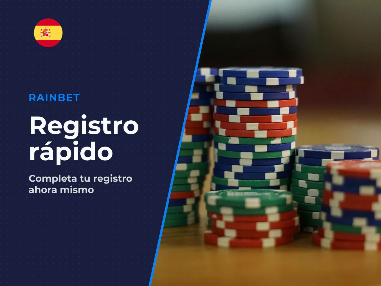 Cómo completar Rainbet sign up antes