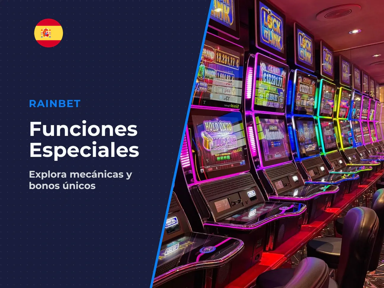 Funciones bonus, spins y modo especial