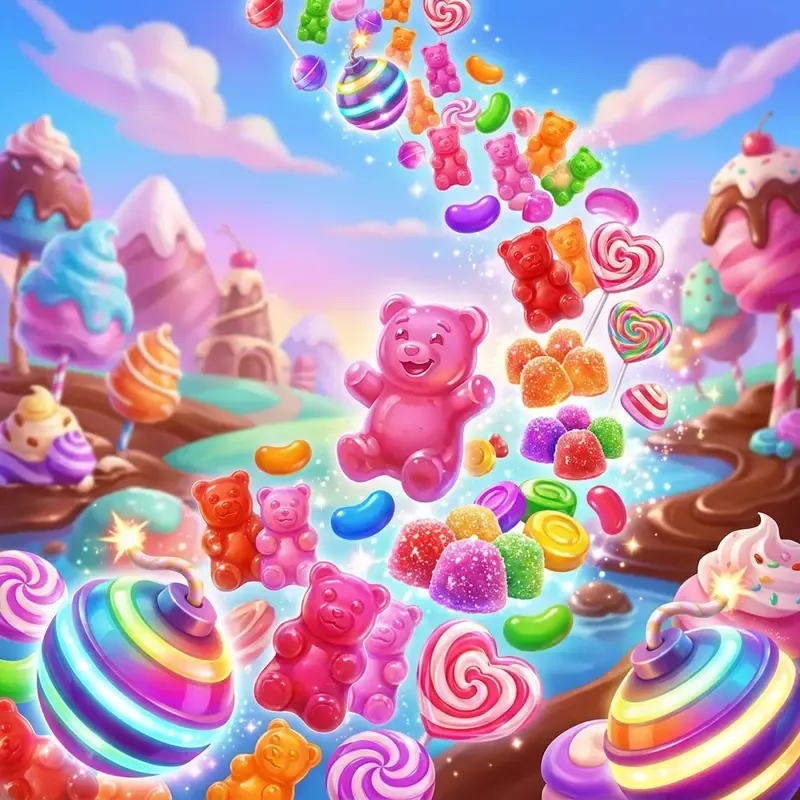 Sugar Rush slot online demo, juego