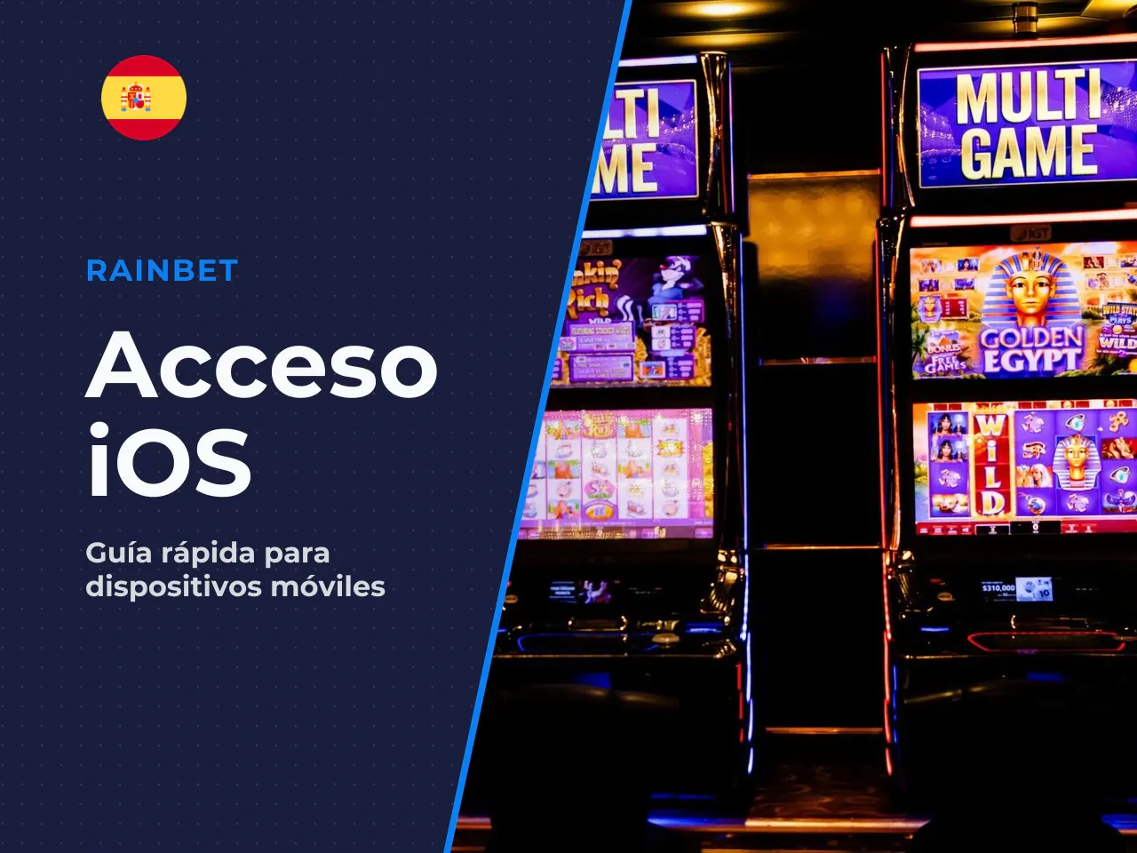 Cómo usar Rainbet en iOS iPhone